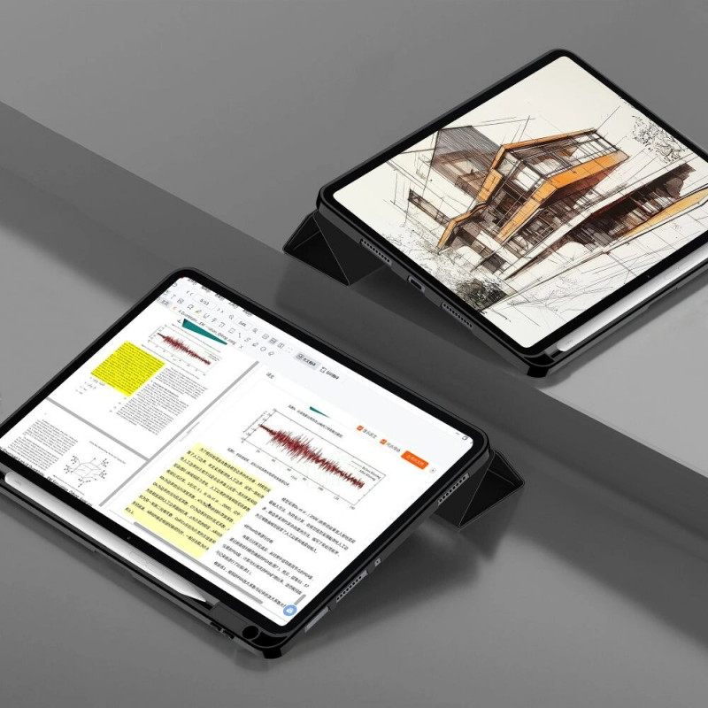 Θήκη tablet Tech-Protect SmartCase Pen για Xiaomi Pad 8 / 8 Pro / 7 / 7 Pro, μαύρη