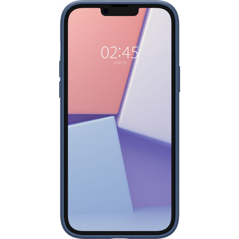 Θήκη MagSafe Spigen Silicone Fit Mag (ACS04921) για Apple iPhone 14 Plus / 15 Plus, Navy Blue