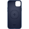 Θήκη MagSafe Spigen Silicone Fit Mag (ACS04921) για Apple iPhone 14 Plus / 15 Plus, Navy Blue