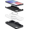 Θήκη MagSafe Spigen Silicone Fit Mag (ACS04920) για Apple iPhone 14 Plus / 15 Plus, Μαύρη