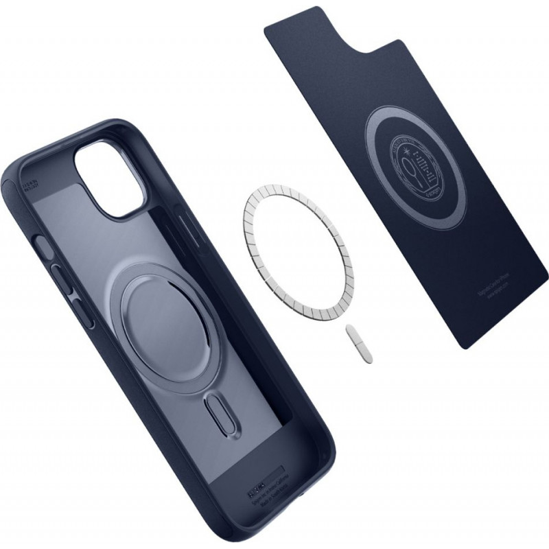Θήκη Spigen Mag Armor (ACS04919) για Apple iPhone 14 Plus / 15 Plus, μπλε ναυτικό