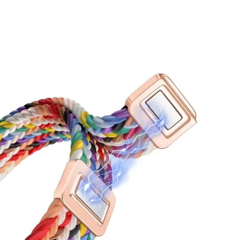 Tech-Protect Nylonmag λουράκι για Xiaomi Smart Band 8 / 9 / NFC, μαύρο