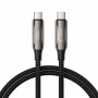 Tech-Protect UB10T Ultraboost Καλώδιο USB-C / USB-C PD240W/QC4.0, 100 cm, Μαύρο