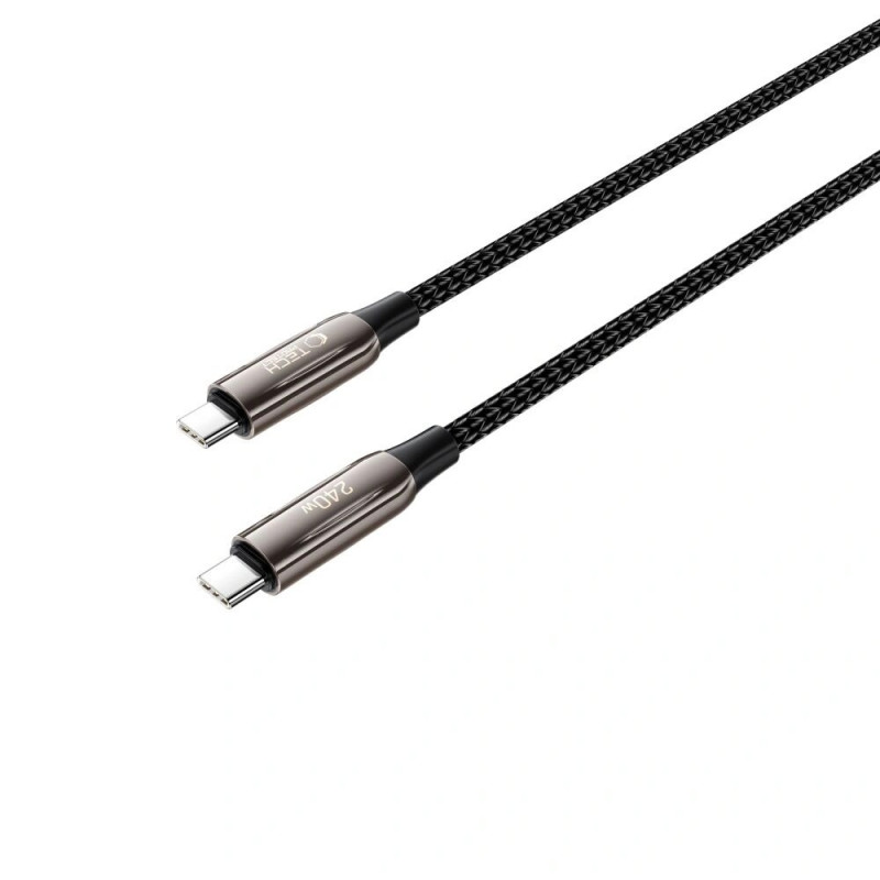 Tech-Protect UB10T Ultraboost Καλώδιο USB-C / USB-C PD240W/QC4.0, 100 cm, Μαύρο