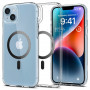 Θήκη MagSafe Spigen Ultra Hybrid Mag (ACS04904) για Apple iPhone 14 Plus / 15 Plus, Carbon Fiber