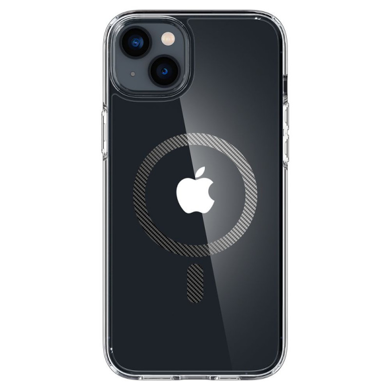 Θήκη MagSafe Spigen Ultra Hybrid Mag (ACS04904) για Apple iPhone 14 Plus / 15 Plus, Carbon Fiber