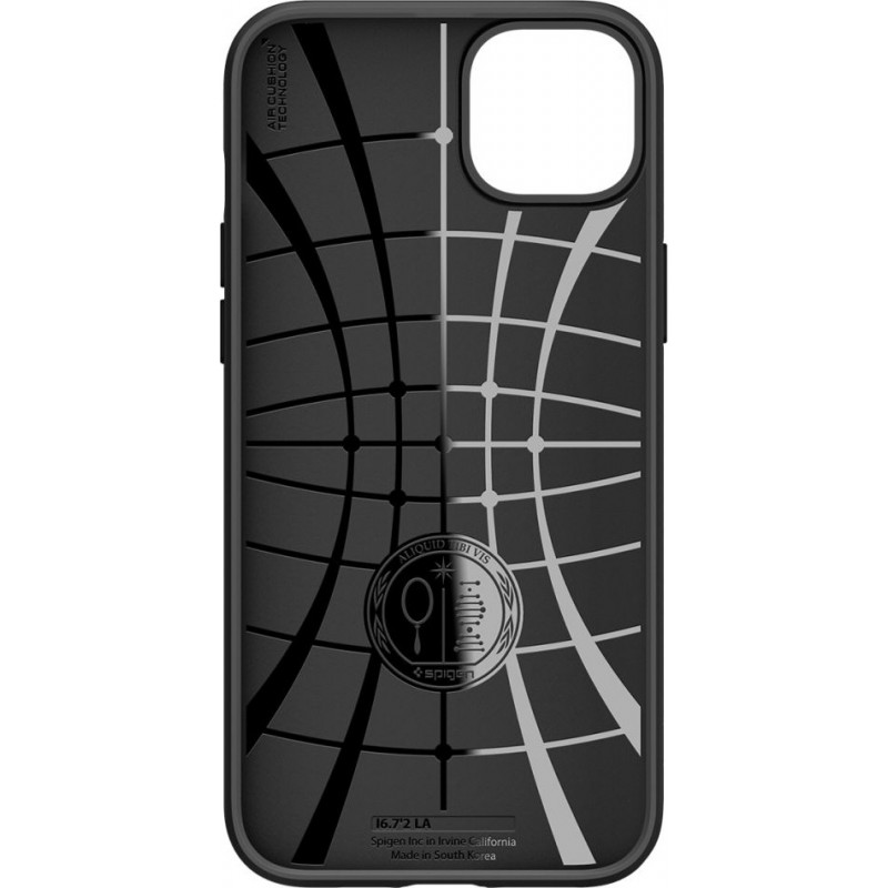 Θήκη Spigen Liquid Air για Apple iPhone 14 Plus / 15 Plus, μαύρη ματ