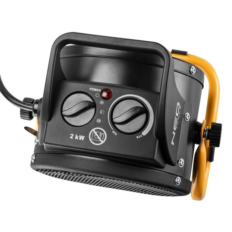 Ηλεκτρικό θερμαντικό σώμα Neo Tools 90-062, Ceramic PTC, 2000 W, μαύρο