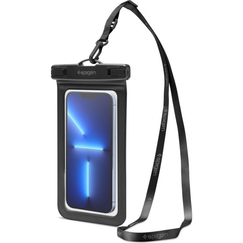 Spigen A601 Aqua Shield Universal Αδιάβροχη Θήκη (2 τεμ.), Μαύρο