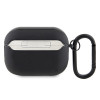 Θήκη Mercedes-AMG AMAP2SLWK Leather Big Logo για Apple AirPods Pro 2 (2022/2023), μαύρη, λευκό λογότυπο