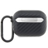 Θήκη BMW BMAPWMPUCA2 Carbon Double Metal Logo για Apple AirPods Pro, μαύρη