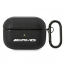 Θήκη Mercedes-AMG AMAPSLWK για Apple AirPods Pro AMG Leather Big Logo, Μαύρη