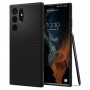 Θήκη Spigen Liquid Air για Samsung Galaxy S22 Ultra, μαύρο ματ