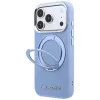 Θήκη Karl Lagerfeld Ring Stand 360 Saffiano Classic Logo MagSafe για Apple iPhone 18 Pro Max / 17 Pro Max, ανοιχτό μπλε (KF003176)
