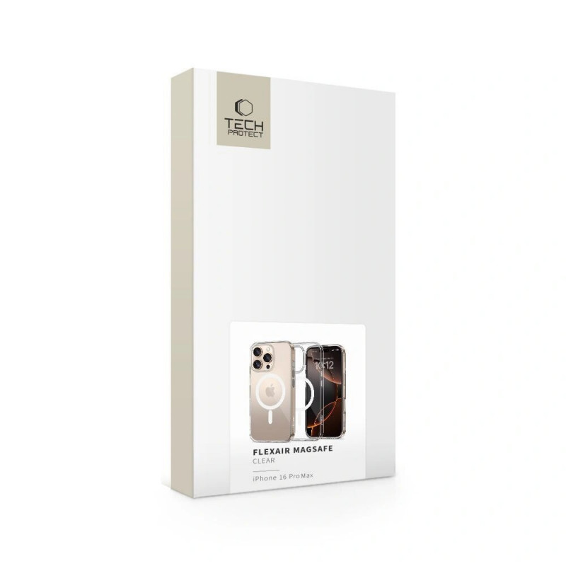 Θήκη Tech-Protect Flexair MagSafe για Apple iPhone 16 Pro Max, Διάφανη