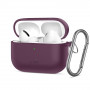 Θήκη φόρτισης Tech-Protect Silicone Hook THP6103 για Apple AirPods Pro 3, Burgundy
