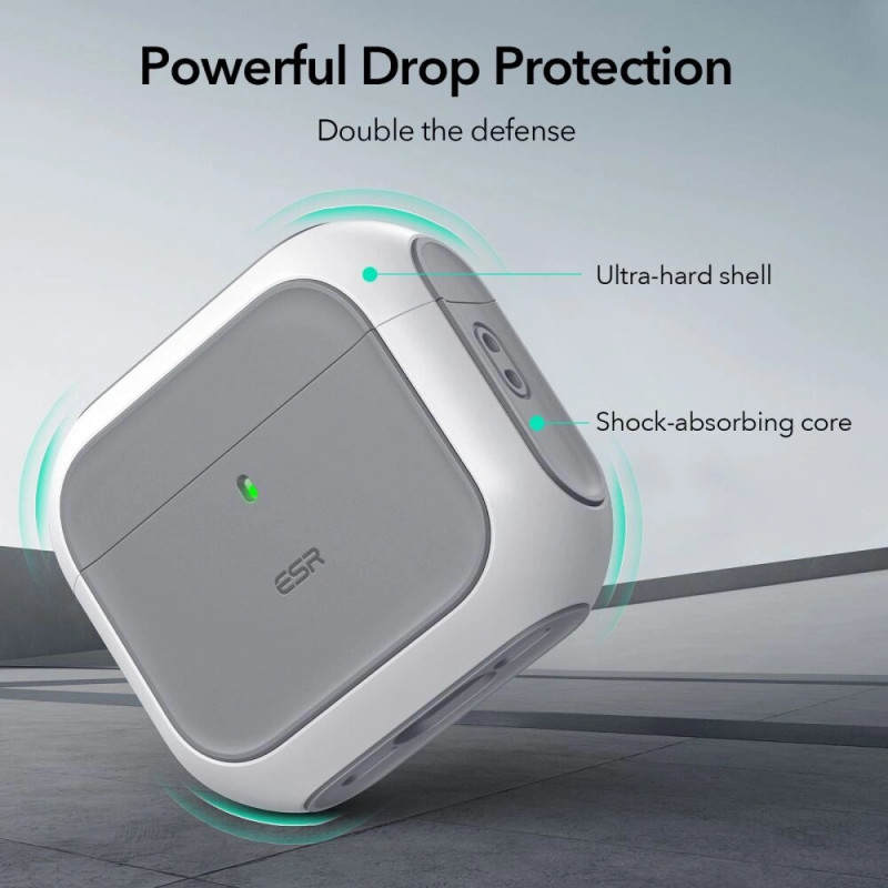 Θήκη ESR Orbit HaloLock MagSafe για Apple AirPods 4, Λευκή