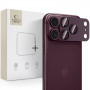 Tech-Protect Camfull Fit+ Προστατευτικό Φακού Κάμερας για Apple iPhone 18 Pro, Burgundy