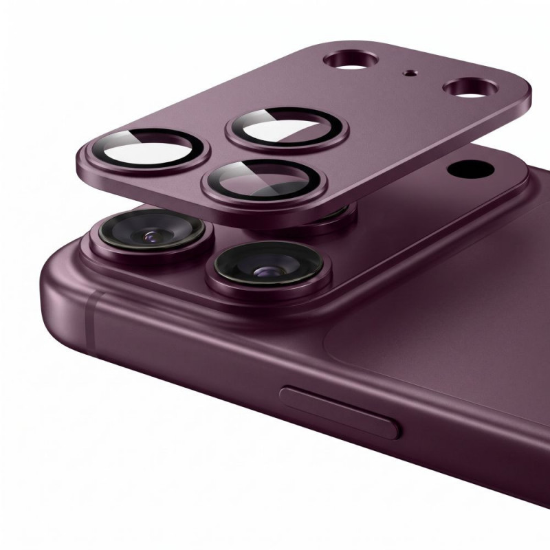 Tech-Protect Camfull Fit+ Προστατευτικό Φακού Κάμερας για Apple iPhone 18 Pro, Burgundy