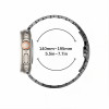 Tech-Protect Stainless THP6100 Apple Watch 8 / 9 / 10 / 11 / 12 / SE / Ultra 44/45/46/49 mm ανοξείδωτο μπρασελέ, Titanium/Πορτοκαλί