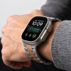 Tech-Protect Stainless THP6100 Apple Watch 8 / 9 / 10 / 11 / 12 / SE / Ultra 44/45/46/49 mm ανοξείδωτο μπρασελέ, Titanium/Πορτοκαλί