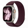 Tech-Protect Nylonloop Apple Watch 8 / 9 / 10 / 11 / 12 / SE / Ultra 44/45/46/49 mm Λουράκι ρολογιού, Deep Burgundy