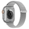 Tech-Protect Nylonloop Apple Watch 8 / 9 / 10 / 11 / 12 / SE / Ultra 44/45/46/49 mm Λουράκι Ρολογιού, Ανοιχτό Γκρι