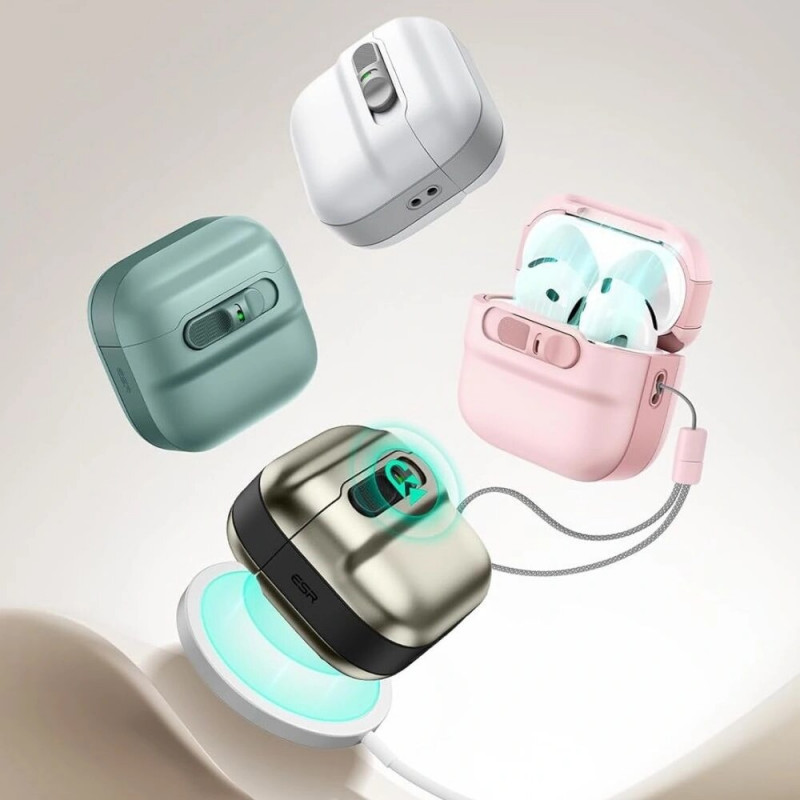 Θήκη ESR Pulse HaloLock MagSafe για Apple AirPods 4, Μαύρη