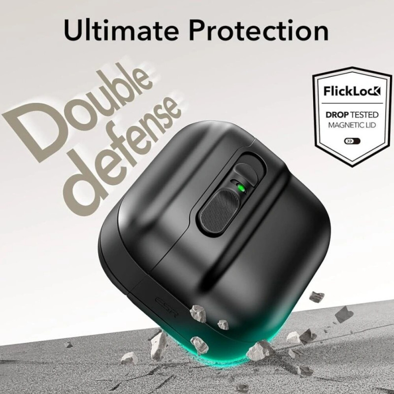 Θήκη ESR Pulse HaloLock MagSafe για Apple AirPods 4, Μαύρη