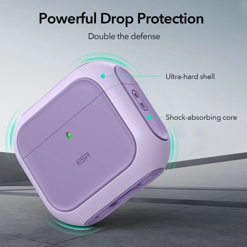 Θήκη ESR Orbit HaloLock MagSafe για Apple AirPods 4, Μωβ