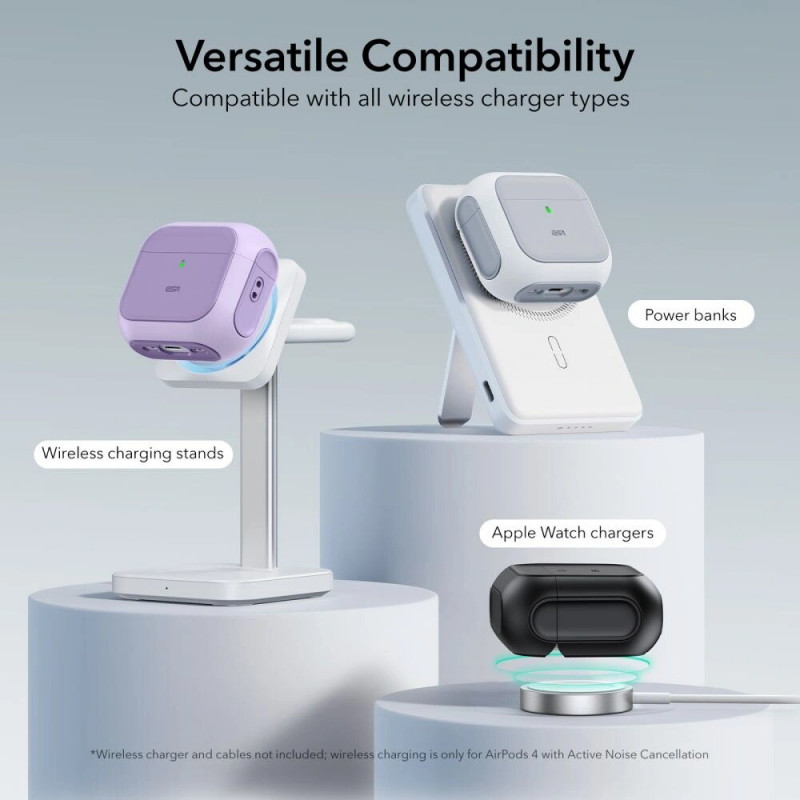 Θήκη ESR Orbit HaloLock MagSafe για Apple AirPods 4, Μωβ