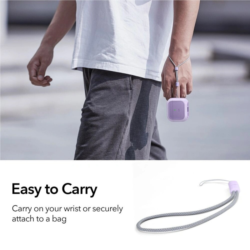 Θήκη ESR Orbit HaloLock MagSafe για Apple AirPods 4, Μωβ