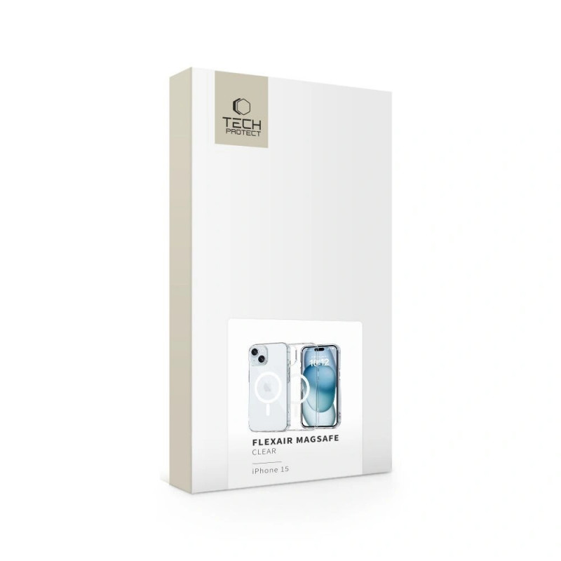 Θήκη Tech-Protect FlexAir MagSafe THP3578 για Apple iPhone 15, Διάφανη
