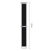 Tech-Protect Nylon Pro Apple Watch 8 / 9 / 10 / 11 / 12 / SE / Ultra 44/45/46/49 mm Λουράκι ρολογιού, Μαύρο