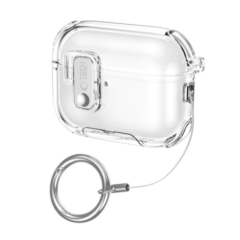 Θήκη φόρτισης Tech-Protect Bounce Pro για Apple AirPods Pro 3, διάφανη