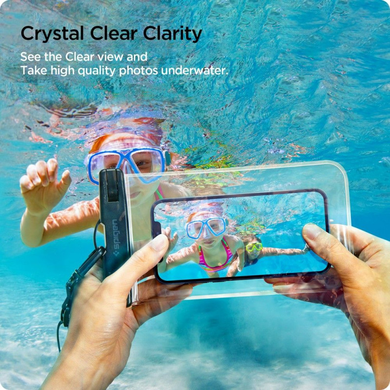 Θήκη Spigen A601 Universal Αδιάβροχη (2 τεμ.), Crystal Clear