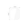 Tech-Protect Supreme Set+ Apple Watch 4 / 5 / 6 / SE 1 / 2 / 3 44 mm Μεμβράνη Υδρογέλης για Οθόνη, Διαφανής (2 τεμ.)