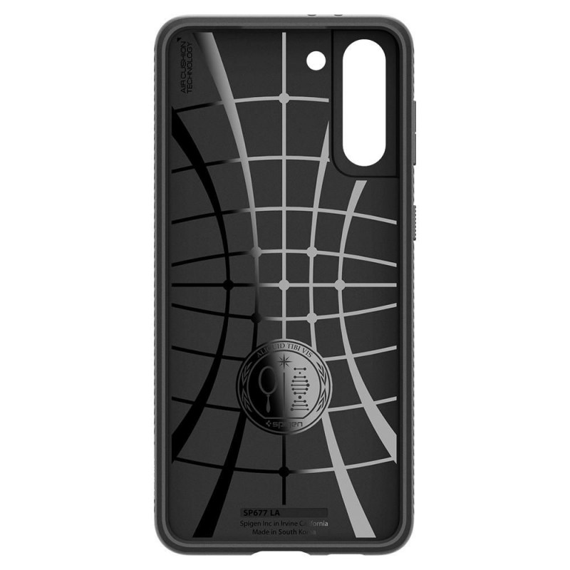 Θήκη Spigen Liquid Air για Samsung Galaxy S21, μαύρο ματ