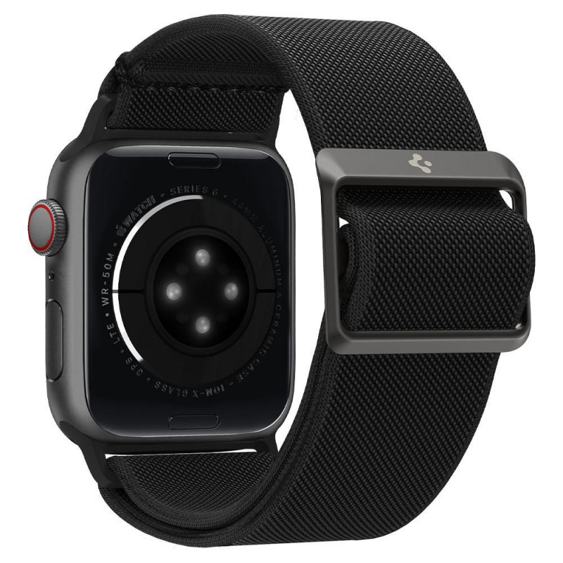 Spigen Fit Lite Band για Apple Watch 4/5/6/7/SE/8/9/Ultra 44/45/49 mm, Μαύρο