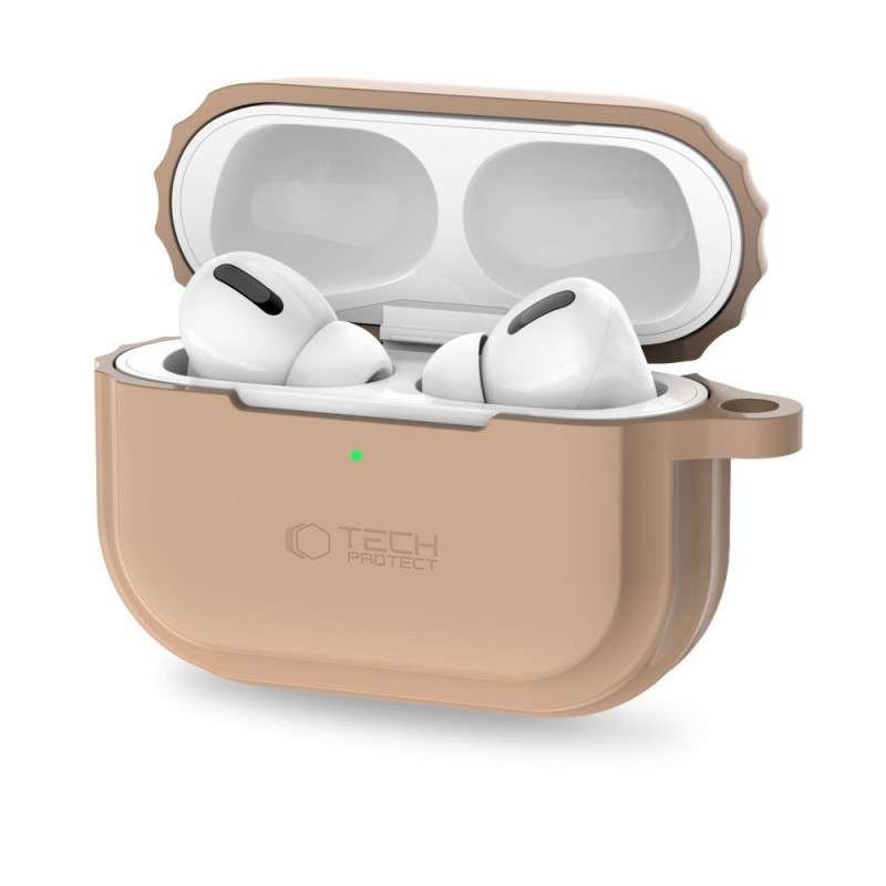 Θήκη Tech-Protect Silicone Rope για Apple AirPods Pro 1 / 2, Cafe Latte