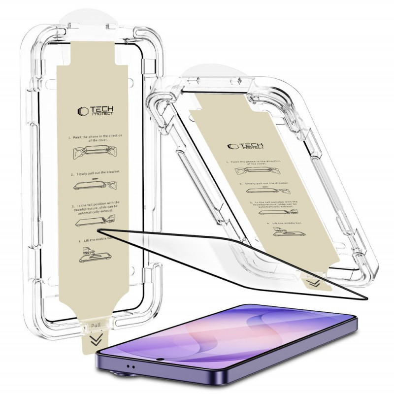 Tech-Protect Quick Set AR+ Αντανακλαστικό Γυαλί για Samsung Galaxy S26 Ultra, Μαύρο