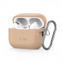 Θήκη Tech-Protect Silicone Hook για Apple AirPods Pro 1 / 2, Cafe Latte
