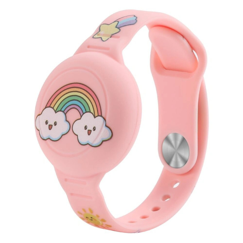 Tech-Protect Smooth Band για παιδιά βραχιόλι για Apple AirTag 1 / 2, πολύχρωμο (2 τεμ.)