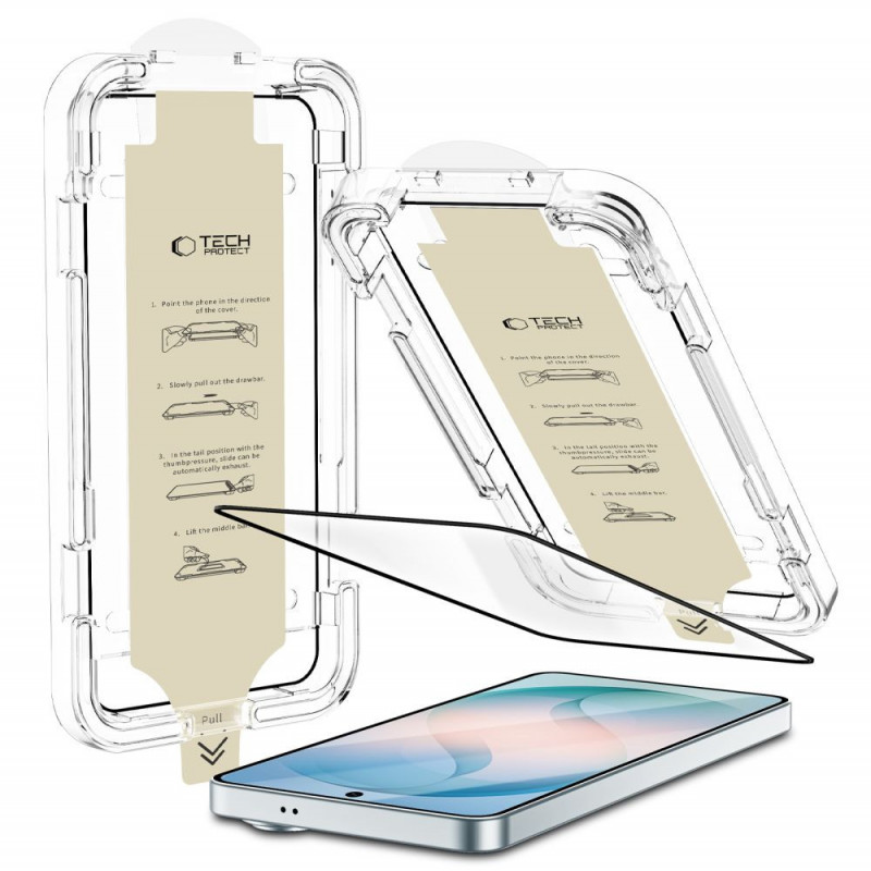 Tech-Protect Quick Set AR+ Αντανακλαστικό Γυαλί για Samsung Galaxy S26, Μαύρο