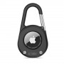 Θήκη μπρελόκ καραμπίνερ Tech-Protect Slidelock για Apple AirTag 1/2, μαύρη