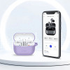 Θήκη Tech-Protect Silicone Hook από σιλικόνη για Samsung Galaxy Buds 3 / 3 FE / 3 Pro, λεβάντα