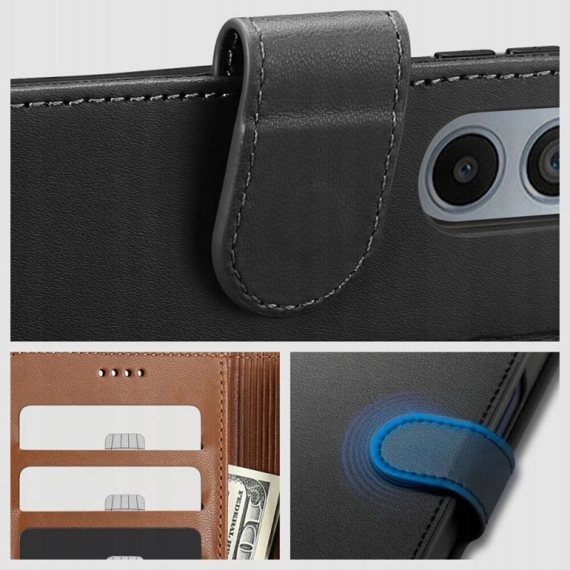 Θήκη πορτοφόλι Tech-Protect για Samsung Galaxy A16 4G / 5G, μαύρη