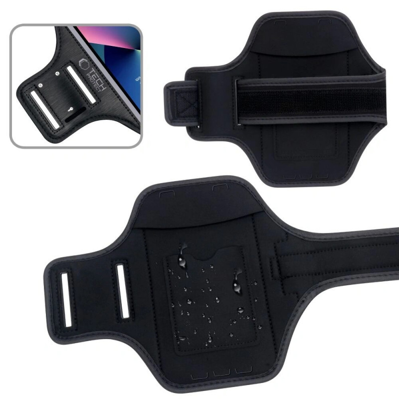 Tech-Protect M4 Universal Sport Armband, Μαύρο