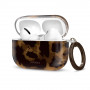 Θήκη Tech-Protect Lamano για Apple AirPods Pro 1 / 2 Panther (Μαύρο και Καφέ)