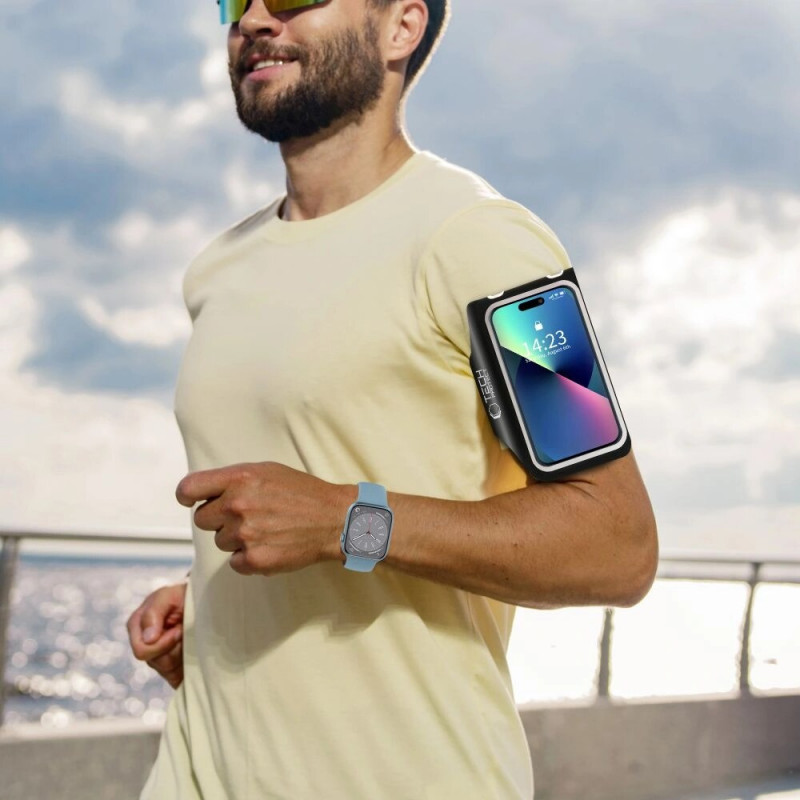 Tech-Protect M5 Universal Sport Armband, Μαύρο